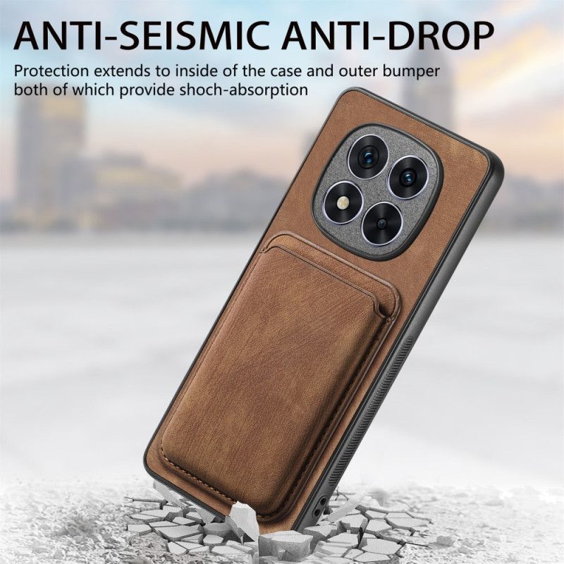 Deksel Poco X7 5g Avtakbar Kortholder I Læreffekt Beskyttelse Deksel