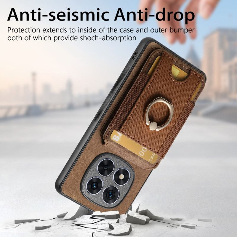 Deksel Poco X7 5g Magnetisk Kortholder Med Vertikal Klaff Beskyttelse Deksel