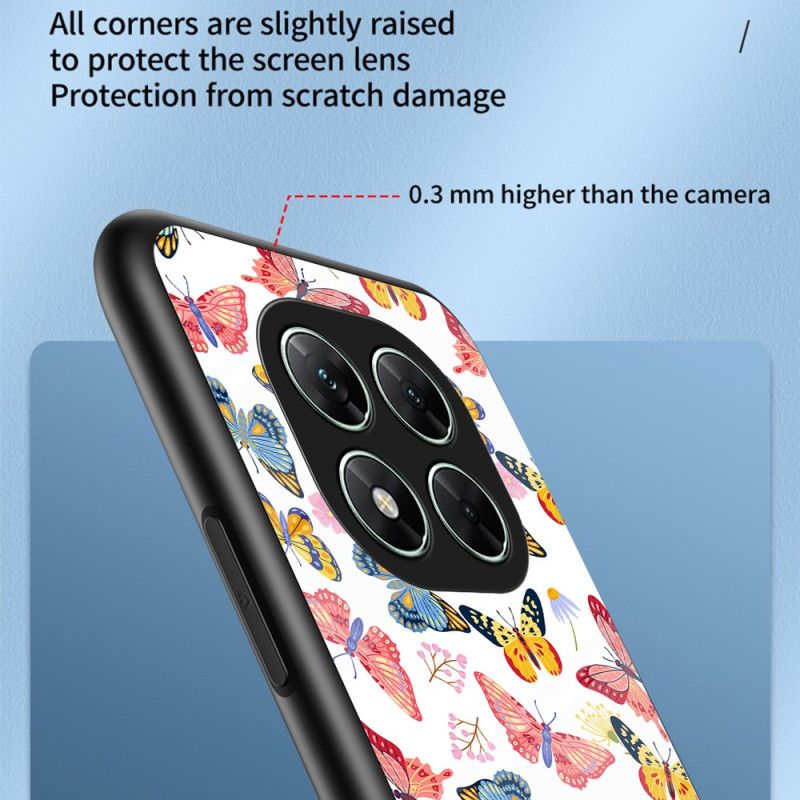 Deksel Poco X7 5g Sommerfuglserie