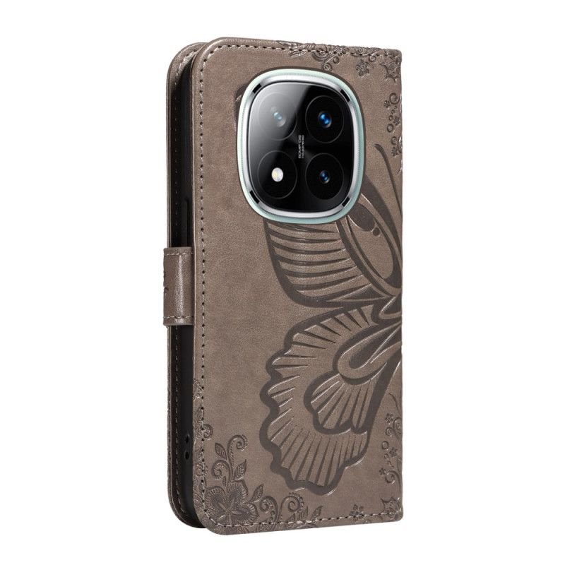 Folio Deksel Poco X7 5g Grafisk Sommerfugl Beskyttelse Deksel