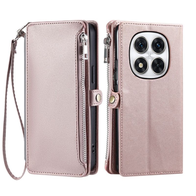 Folio Deksel Poco X7 5g Lommebok Og Snor