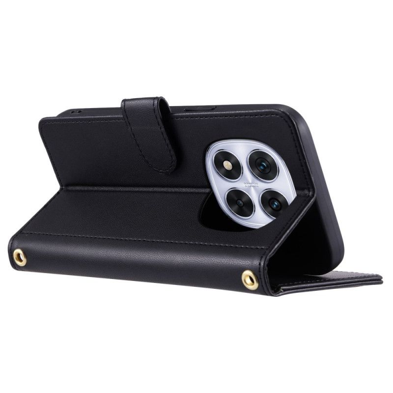 Folio Deksel Poco X7 5g Vattert Eleganse Beskyttelse Deksel