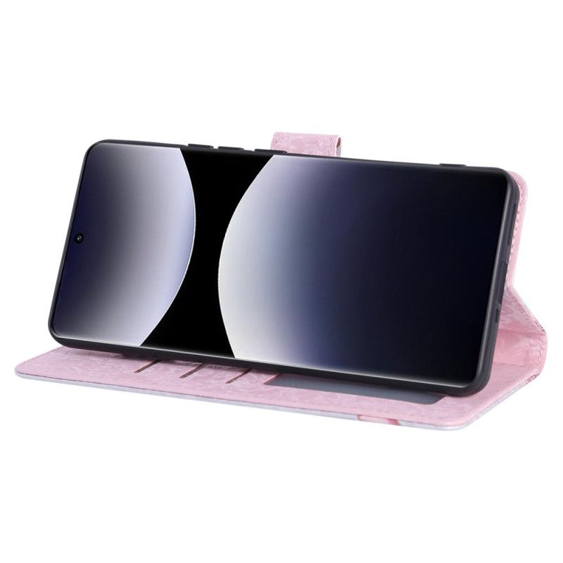 Folio Deksel Til Poco X7 5g Rfid-blokkerende Blomsterdesign