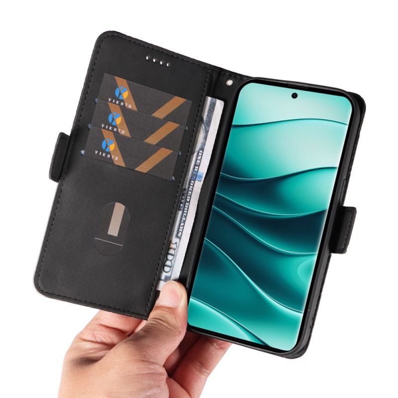 Lærdeksel Folio Deksel Poco X7 5g Mobildeksel Diamanter