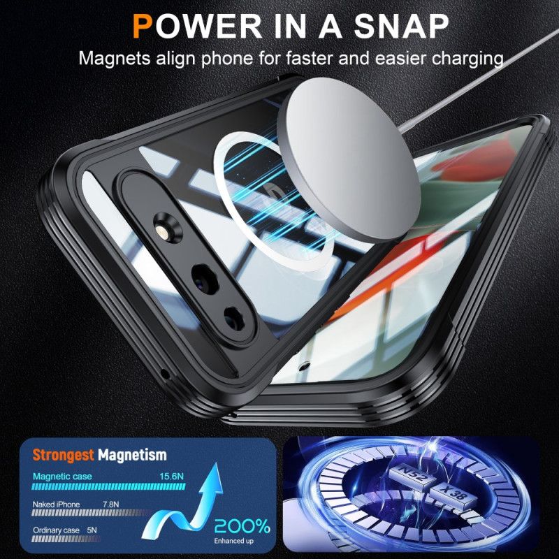 Deksel Google Pixel 10a Magnetisk Med Skjermbeskytter I Herdet Glass