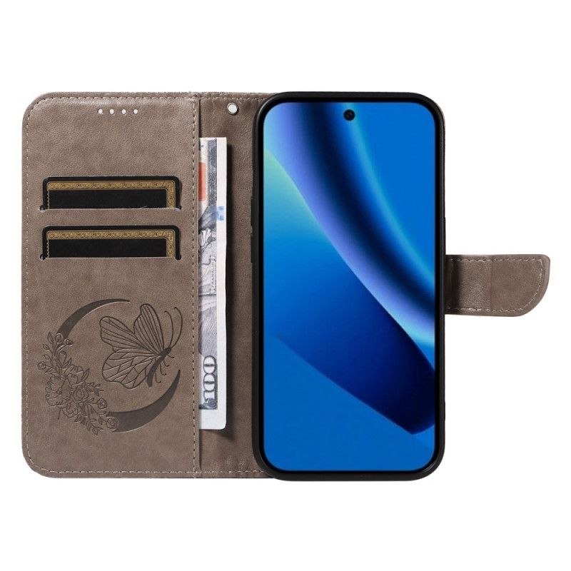 Folio Deksel Google Pixel 10a Grafisk Sommerfugl Beskyttelse Deksel