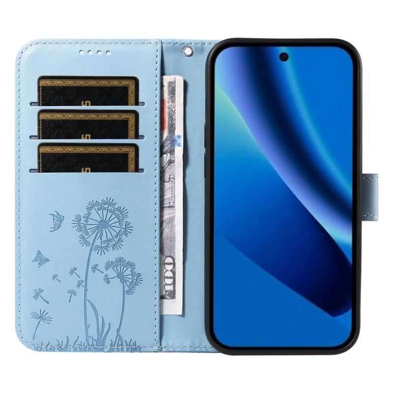 Folio Deksel Google Pixel 10a Løvetannmønster