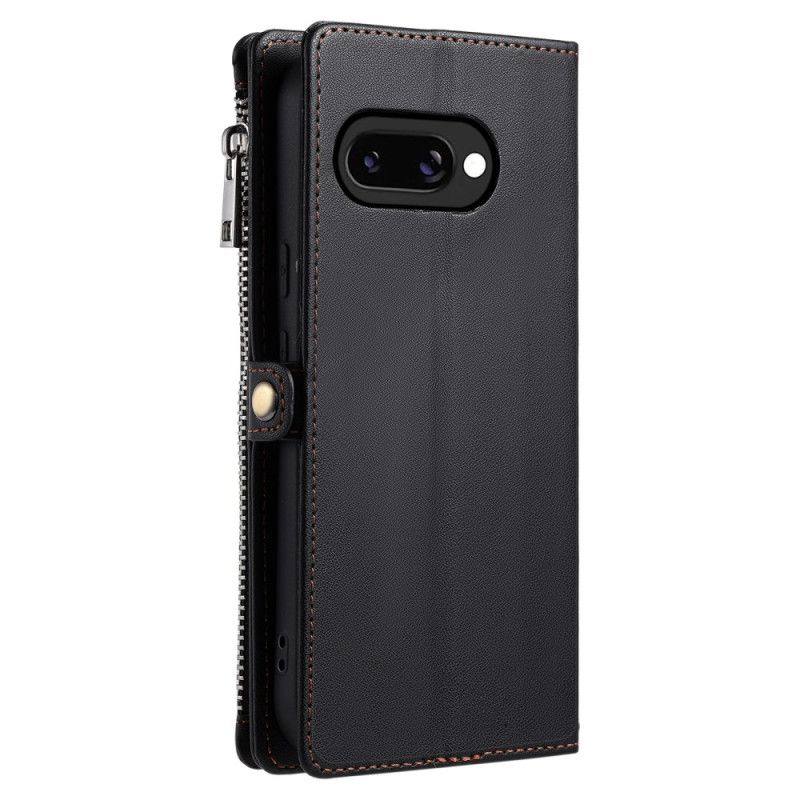 Folio Deksel Til Google Pixel 10a Lommebok Med 8 Kortspor Og Snor