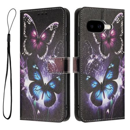 Lærdeksel Folio Deksel Google Pixel 10a Mobildeksel To Sommerfugler