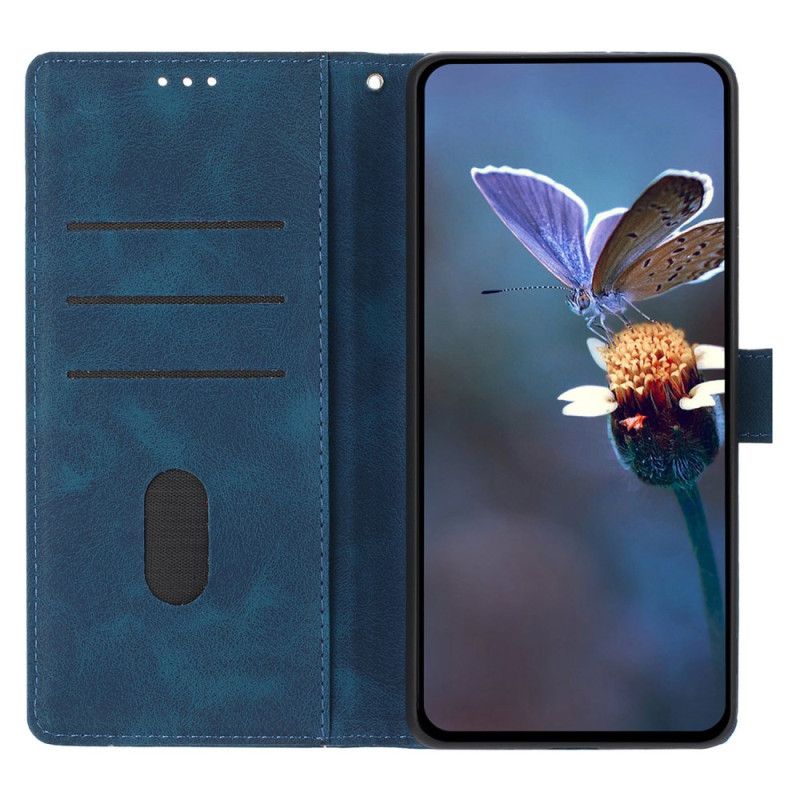 Lærdeksel Folio Deksel Google Pixel 10a Mobildeksel Trekantmønster