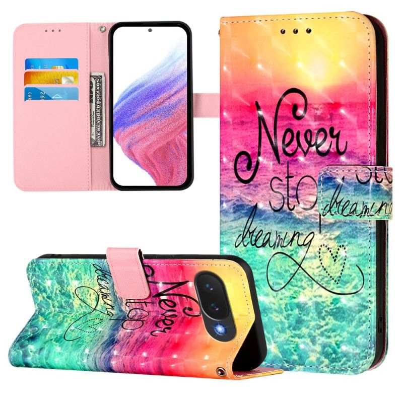 Lærdeksel Folio Deksel Google Pixel 10a Slutt Aldri Å Drømme