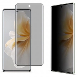 Buet Skjermbeskytter I Herdet Glass Med Spionbeskyttelse For V40 Lite 5g