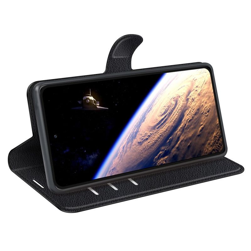 Folio Deksel Vivo V40 Lite 5g Litchi-imitasjonsskinn Beskyttelse Deksel