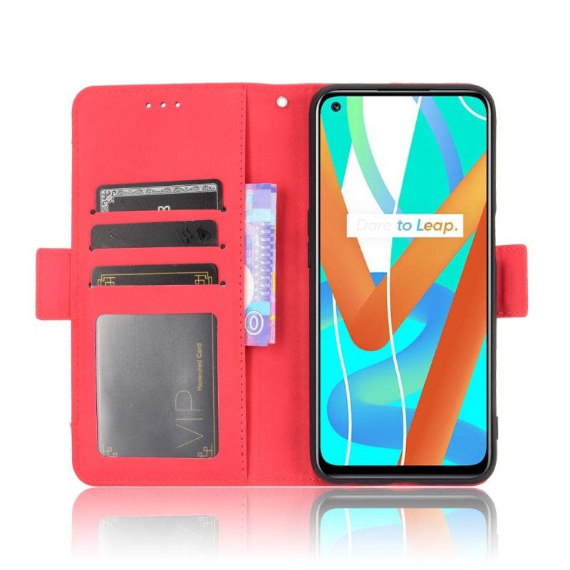 Folio Deksel Til Realme 8 5G Premium Med Kortholder