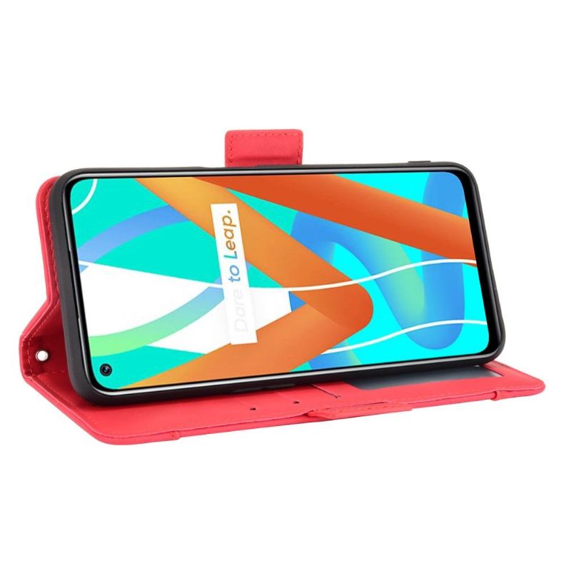 Folio Deksel Til Realme 8 5G Premium Med Kortholder