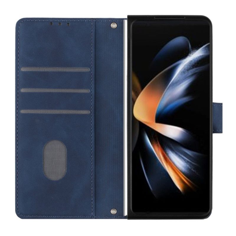 Folio Deksel Til Samsung Galaxy Z Fold 5 Trekantmønster