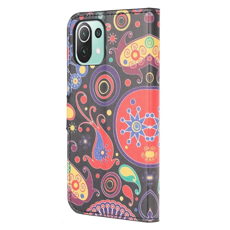 Folio Deksel Til Xiaomi Mi 11 Lite 5G NE / Mi 11 Lite / Mi 11 Lite 5G Paisleyblomst