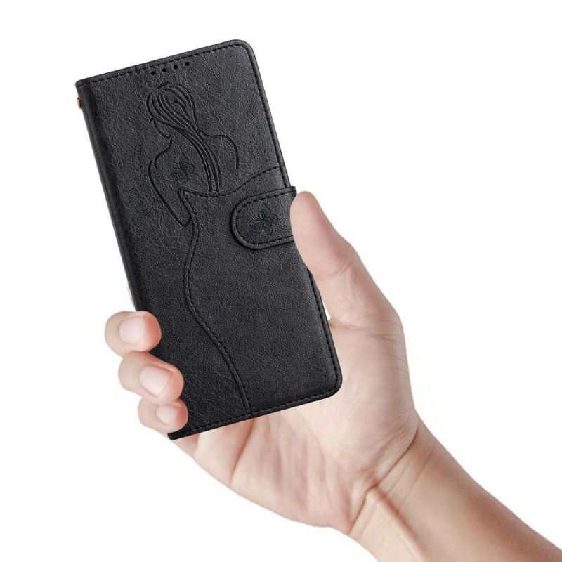 Folio Deksel Til Xiaomi Mi 11 Lite 5G NE / Mi 11 Lite / Mi 11 Lite 5G Premium Illustrasjonsjente