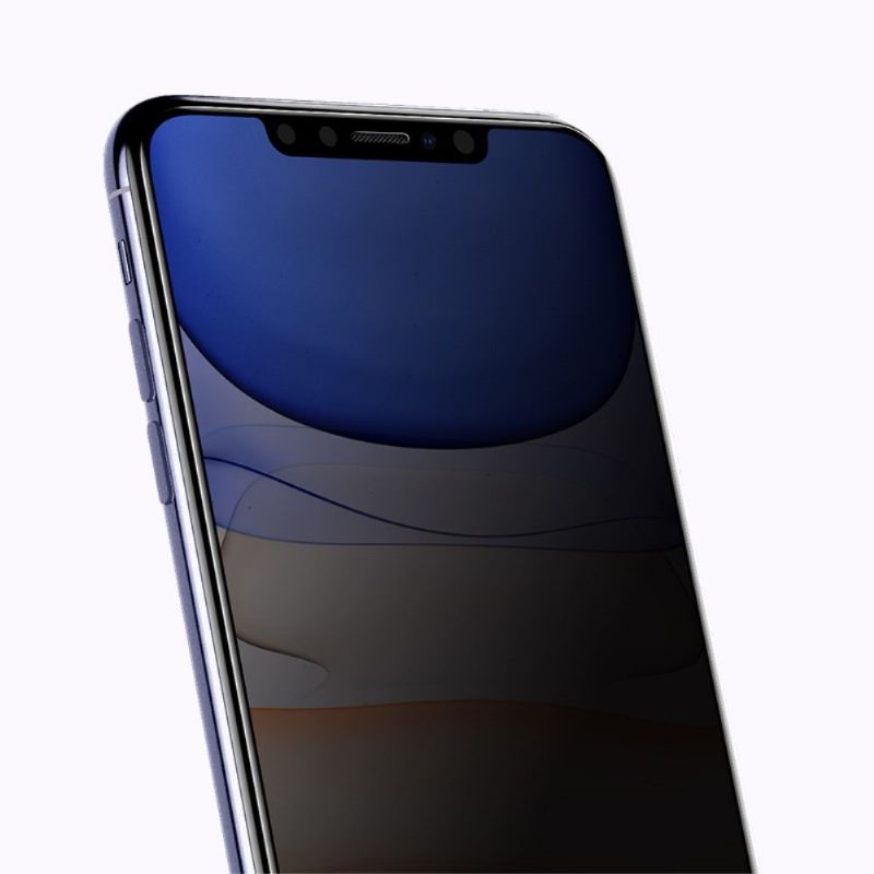 Beskyttelse Deksel Til iPhone 11 Pro Max Skjerm I Herdet Glass Og Personvernfilter