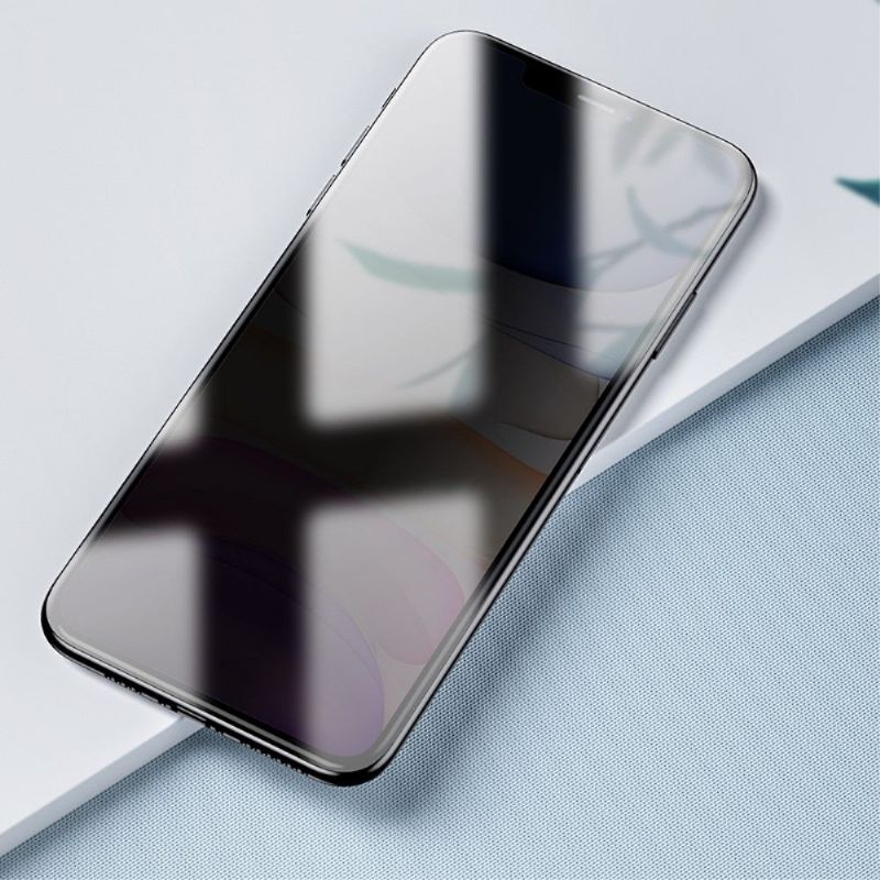 Beskyttelse Deksel Til iPhone 11 Pro Max Skjerm I Herdet Glass Og Personvernfilter