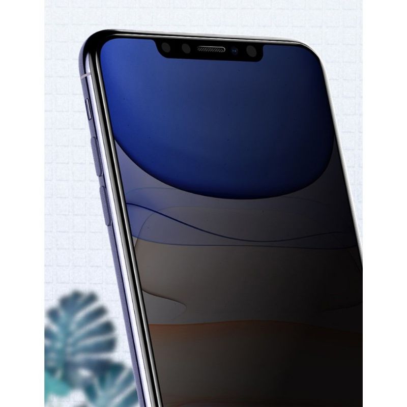 Beskyttelse Deksel Til iPhone 11 Pro Max Skjerm I Herdet Glass Og Personvernfilter