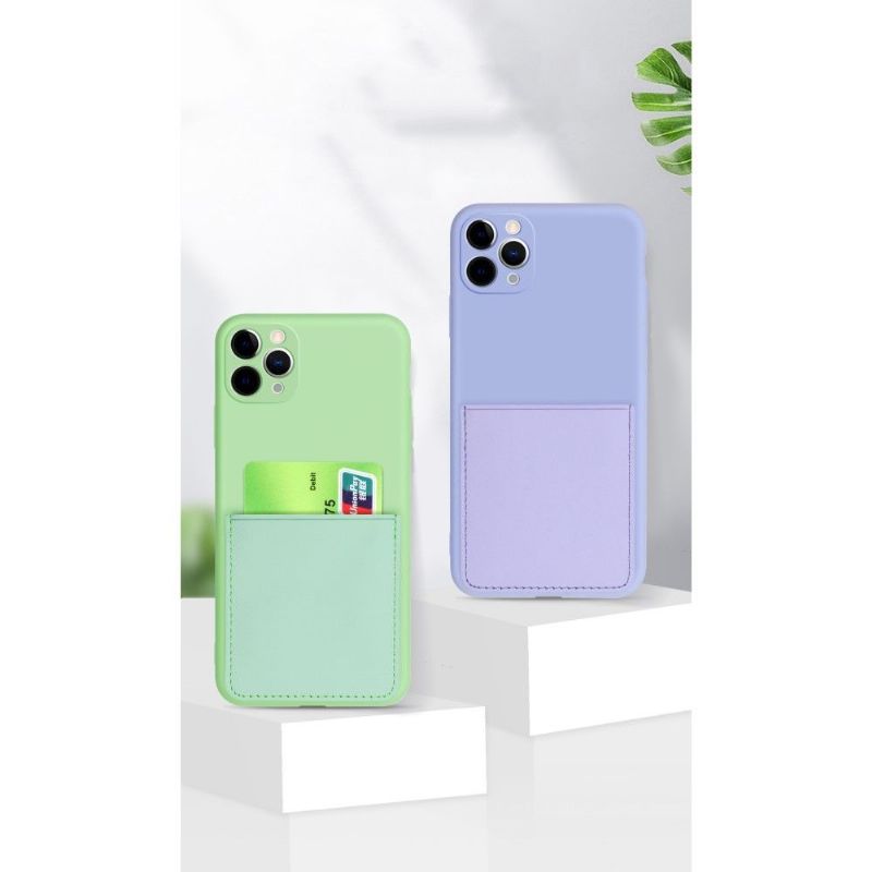 Deksel Til iPhone 11 Pro Max Mia Silikonkortholder