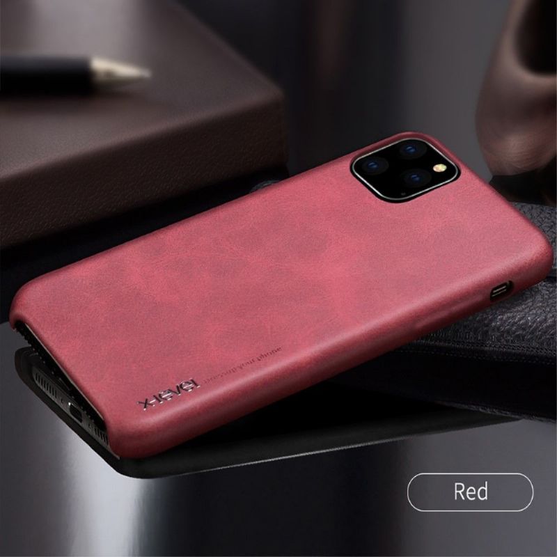 Deksel Til iPhone 11 Pro Max Vintage-serien Imitert Skinn