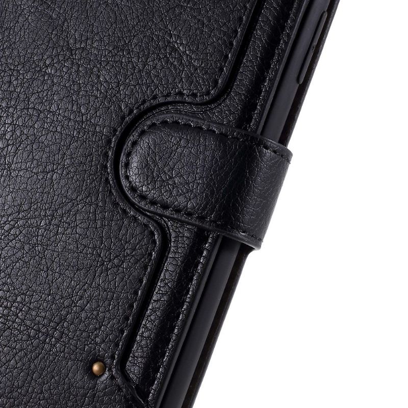 Folio Deksel Til iPhone 11 Pro Max Kaiyue Imitert Skinn