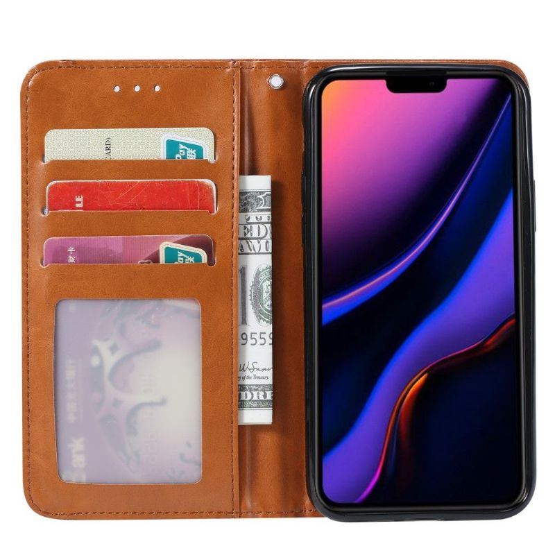 Folio Deksel Til iPhone 11 Pro Max Læreffektstøttefunksjon