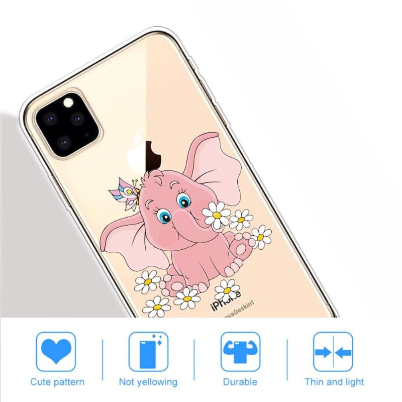 Mobildeksel Til iPhone 11 Pro Max Elefantblomster
