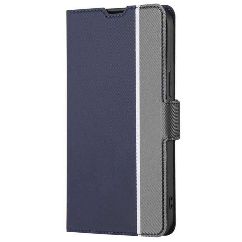 Folio Deksel Til Xiaomi Redmi Note 12 5G Ultra Fin Bicolor