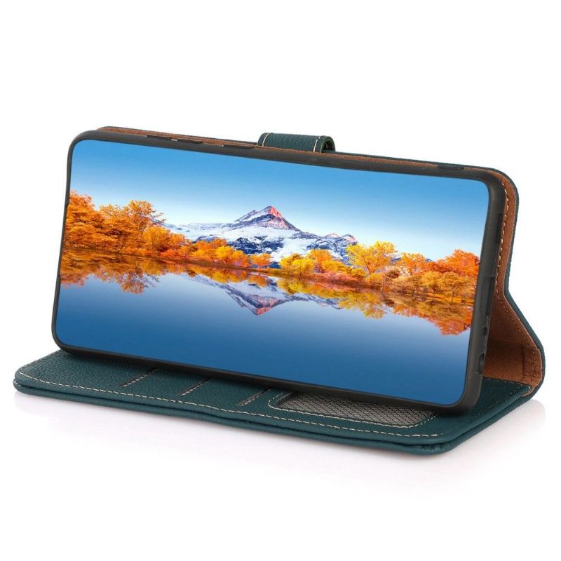 Folio Deksel Til Samsung Galaxy M13 Khazneh Classic Leather