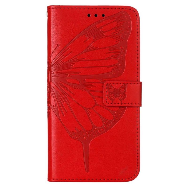 Folio Deksel Til Nokia 3.4 / Nokia 5.4 Kortholder For Sommerfuglblomster