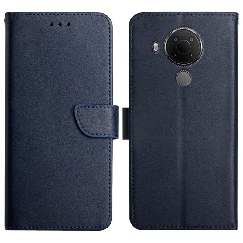 Folio Deksel Til Nokia 3.4 / Nokia 5.4 Smooth Touch Leather