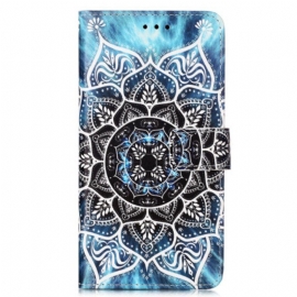 Folio Deksel Til Samsung Galaxy A54 5G Med Kjede Strappy Mandala