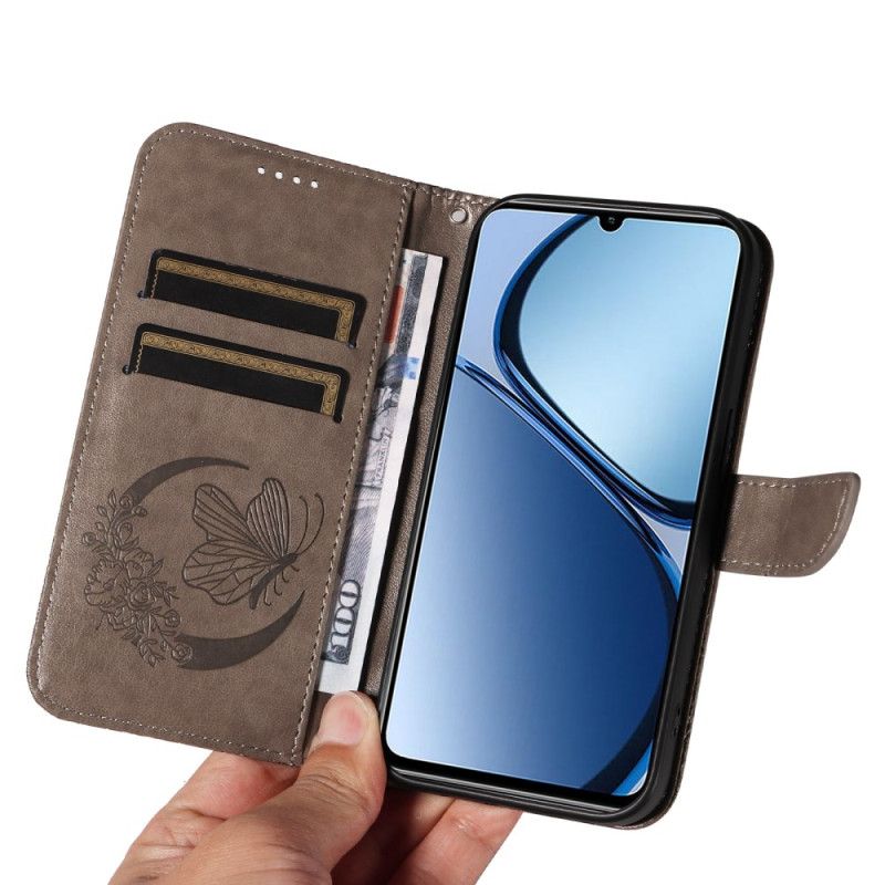 Folio Deksel Realme C63 Grafisk Sommerfugl Beskyttelse Deksel