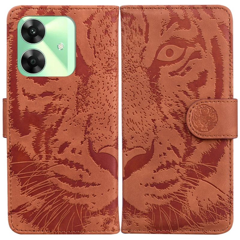 Folio Deksel Realme C63 Tigertrykk