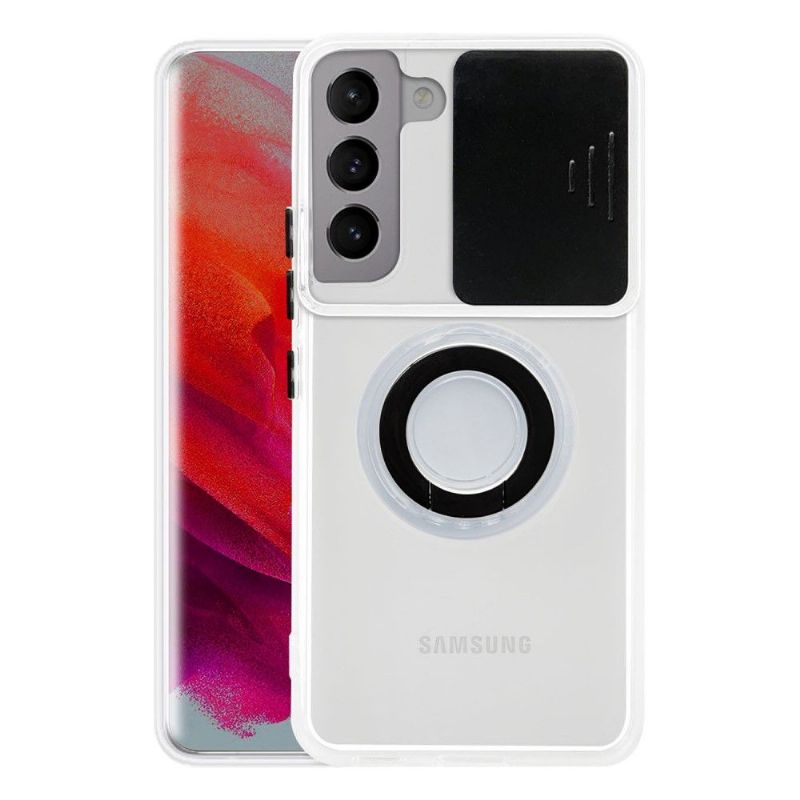 Deksel Til Samsung Galaxy S22 Plus 5G Med Ring Og Kameradeksel