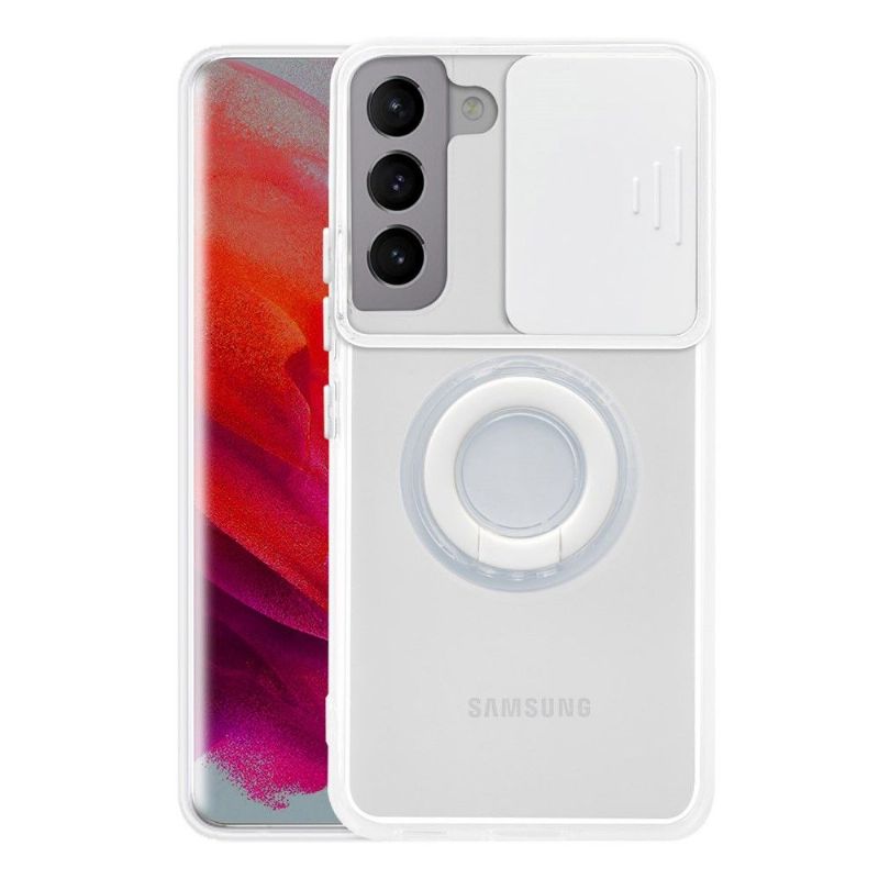 Deksel Til Samsung Galaxy S22 Plus 5G Med Ring Og Kameradeksel