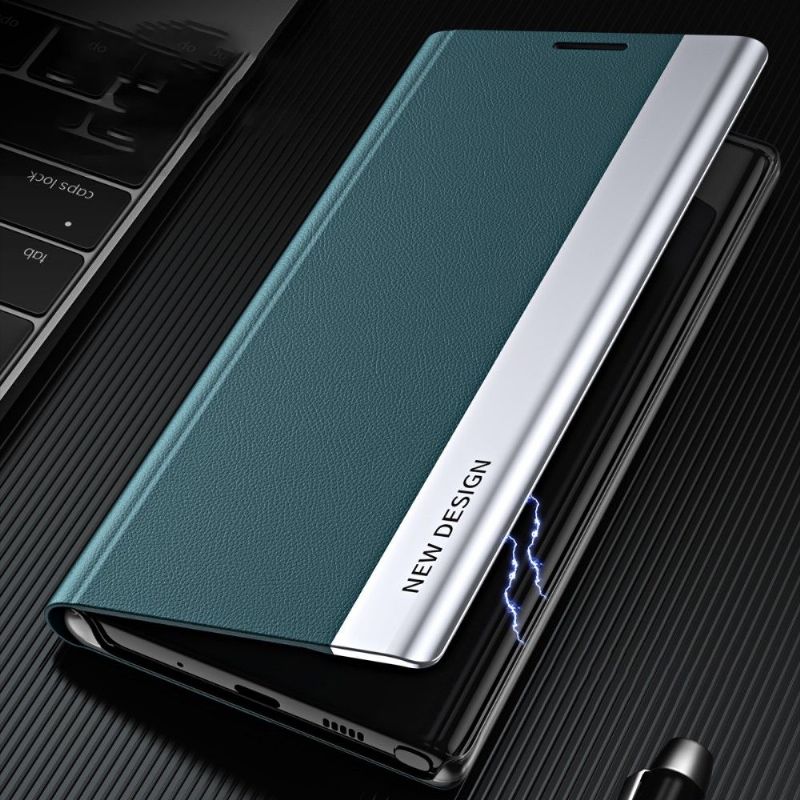 Etui Til Samsung Galaxy S22 Plus 5G Business Skinneffektmagnet