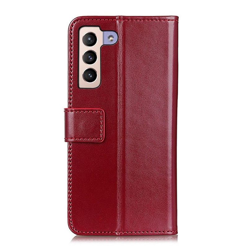 Folio Deksel Til Samsung Galaxy S22 Plus 5G Lærdeksel Melody Faux Leather Folio