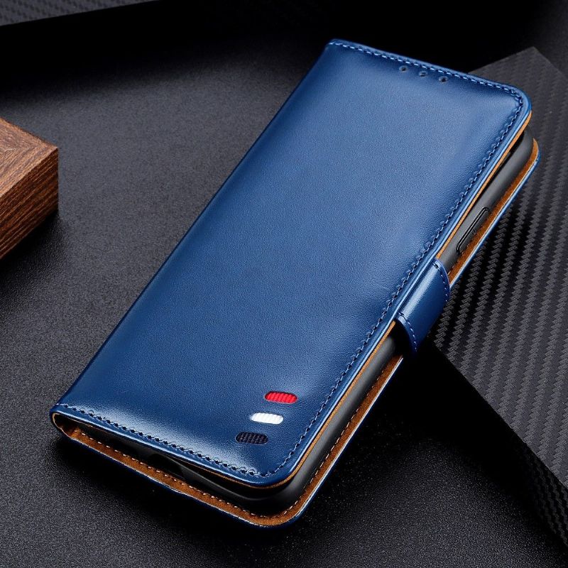 Folio Deksel Til Samsung Galaxy S22 Plus 5G Lærdeksel Melody Faux Leather Folio