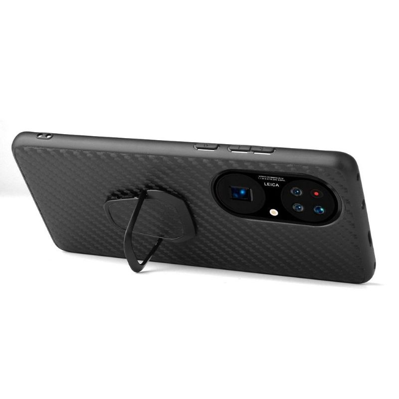 Deksel Til Huawei P50 Pro Karbonfiberstøttefunksjon