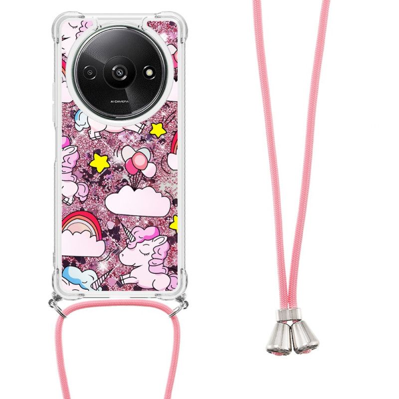 Deksel Poco C61 Unicorn Glitter