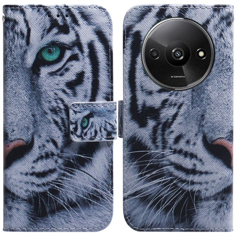 Folio Deksel Poco C61 White Tiger