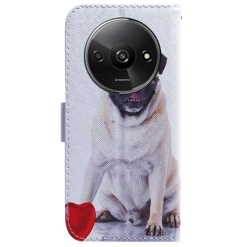 Folio Deksel Til Poco C61 Mops Hund