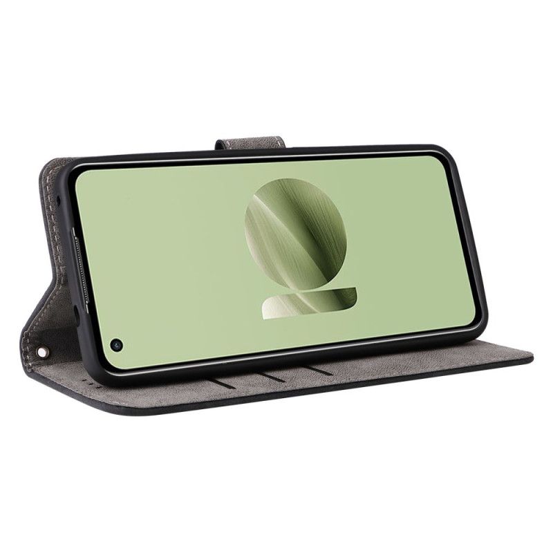 Folio Deksel Til Asus Zenfone 10 Rfid Semsket Skinneffekt