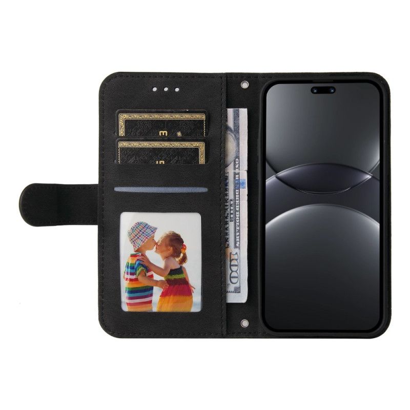 Folio Deksel Huawei Nova 13 Pro Dekorativ Nagle Og Snor