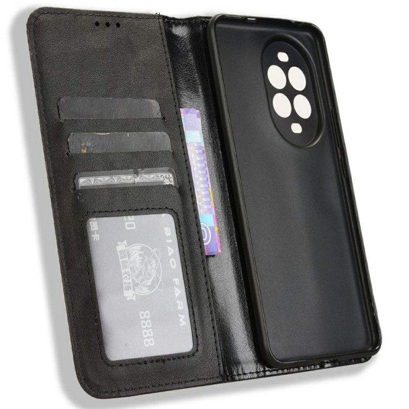 Folio Deksel Lær Huawei Nova 13 Pro Mobildeksel Vintage Kant