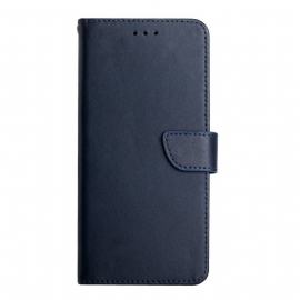 Folio Deksel Til Xiaomi Redmi Note 12 4G Ekte Nappaskinn